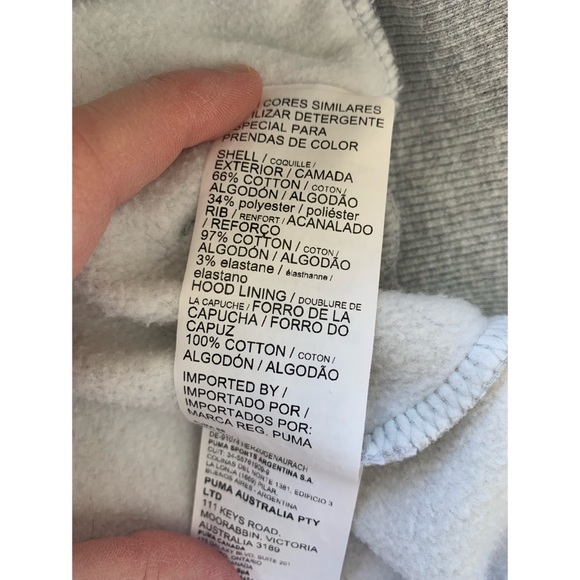 PUMA | light grey sweater sweatshirt - Picture 12 of 13